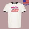 Jojo#039;s Bizarre Adventure Cartoon Men#039;s Ringer Black Size S3XL Unisex T-Shirt