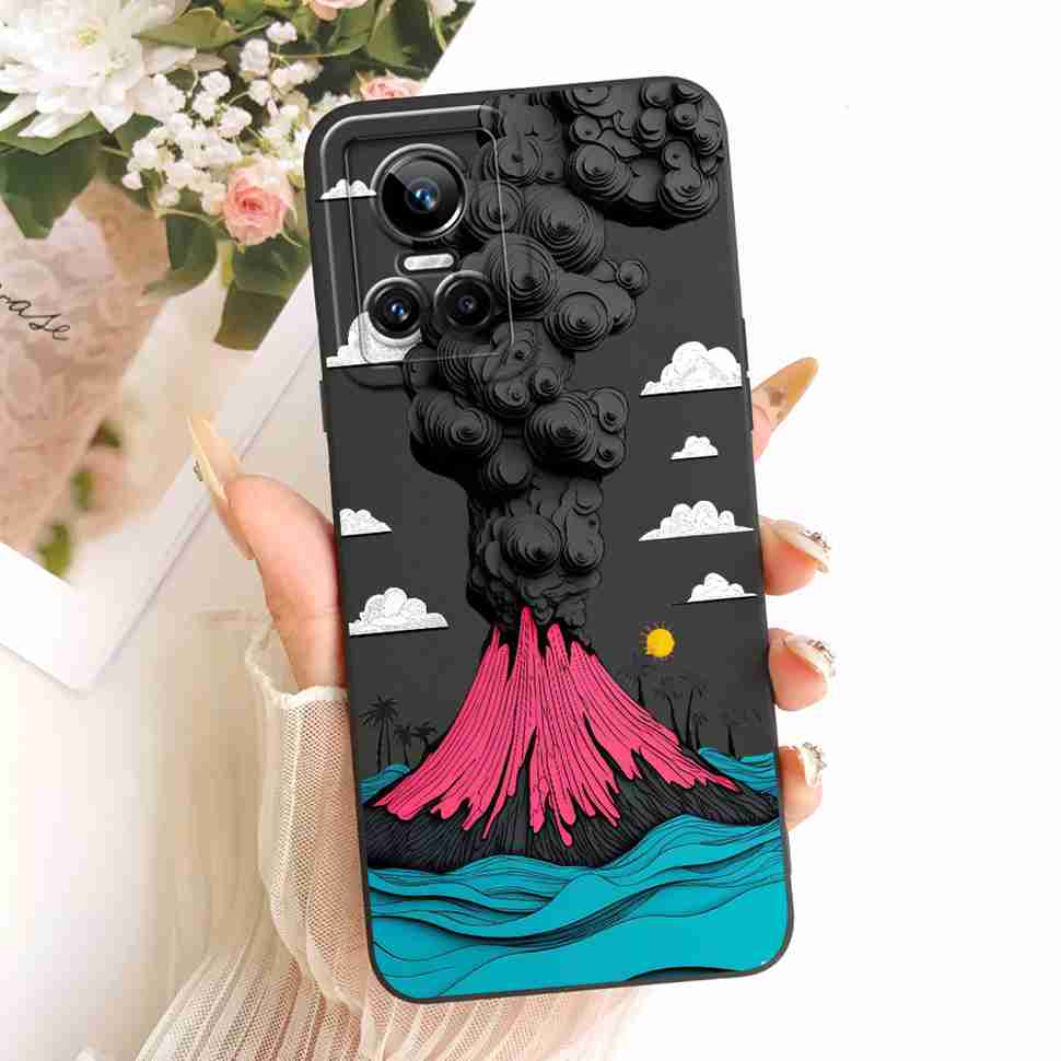 Cover For Realme GT Neo 3 Case RMX3561 Cat Rabbit Cartoon Silicone Shockproof Phone Case For Realme GTNeo Neo 3 Neo3 Back Cover