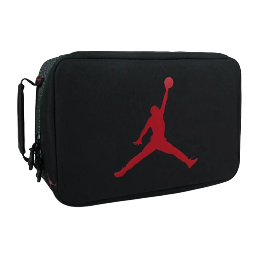 Jordan Pu Shoe Box Bag, Handbag Unisex Black JD2113042AD-002