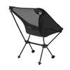 MOON LENCE Outdoor Camping Chair with Anti-Sagging Foot Caps, Foldable, Ultralight, Compact, Aluminum Alloy, Hiking Chair, with Storage Bag, 150kg Wei