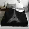 A Iron Tower Printed Flannel Blanket, a Gift for African Girls, Granddaughters, And Daughters, Holiday Blanket, Gift Blanket,
