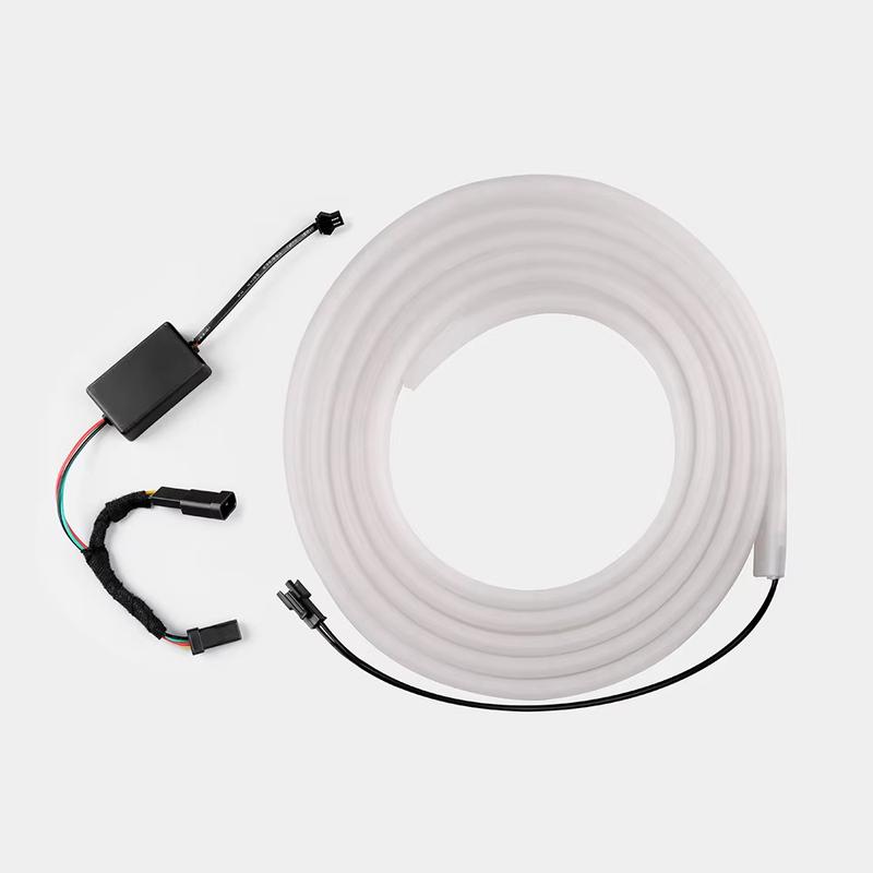 For Tesla Model Y 2025 Front Trunk Light, Magnetic Induction LED Lamp with White Yellow Light, Car Accessories