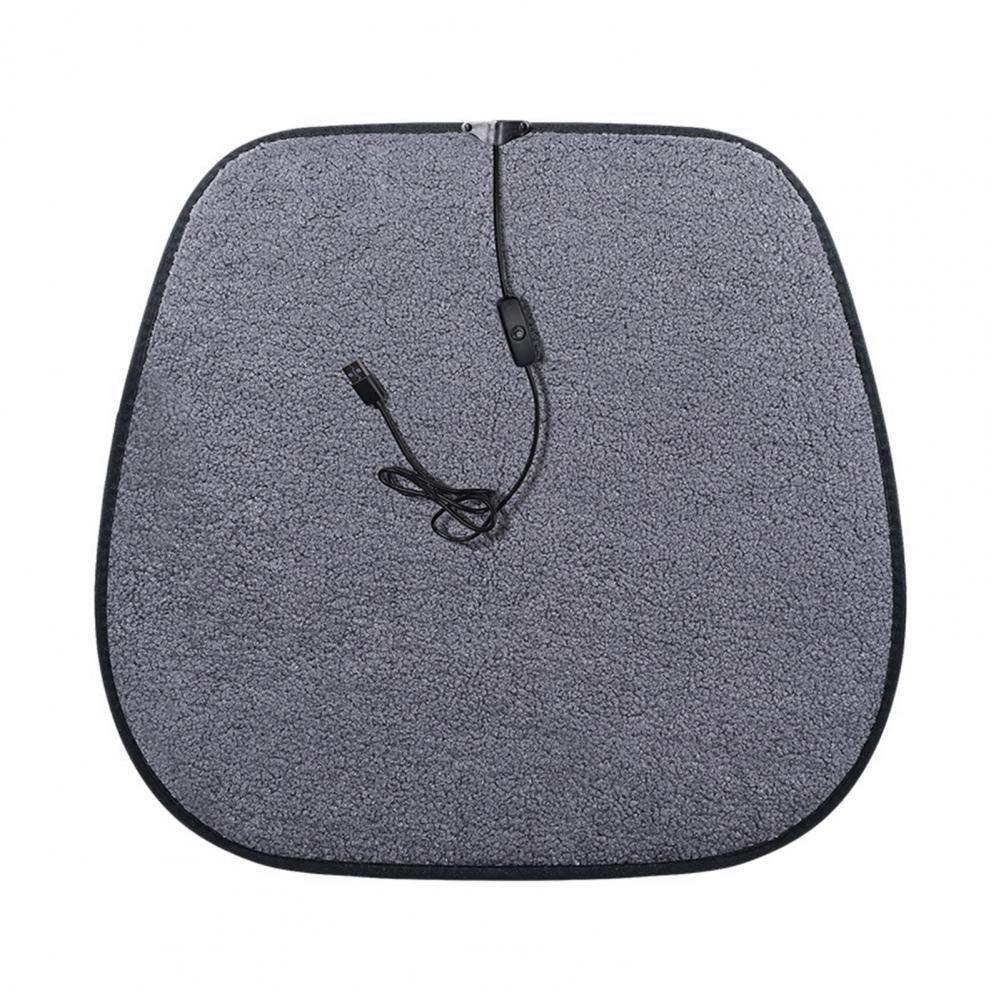 Heated Car Seat Cushion USB Heated Chair Pad for Winter Drives Portable Heated Seat Cover for Office Home Outdoor Activities Ant