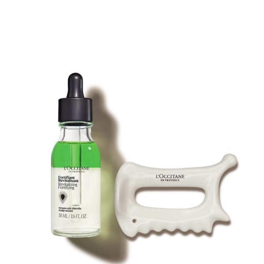 L Occitane Tantan Root Serum 50mL Set +premium Gua Sha Single option