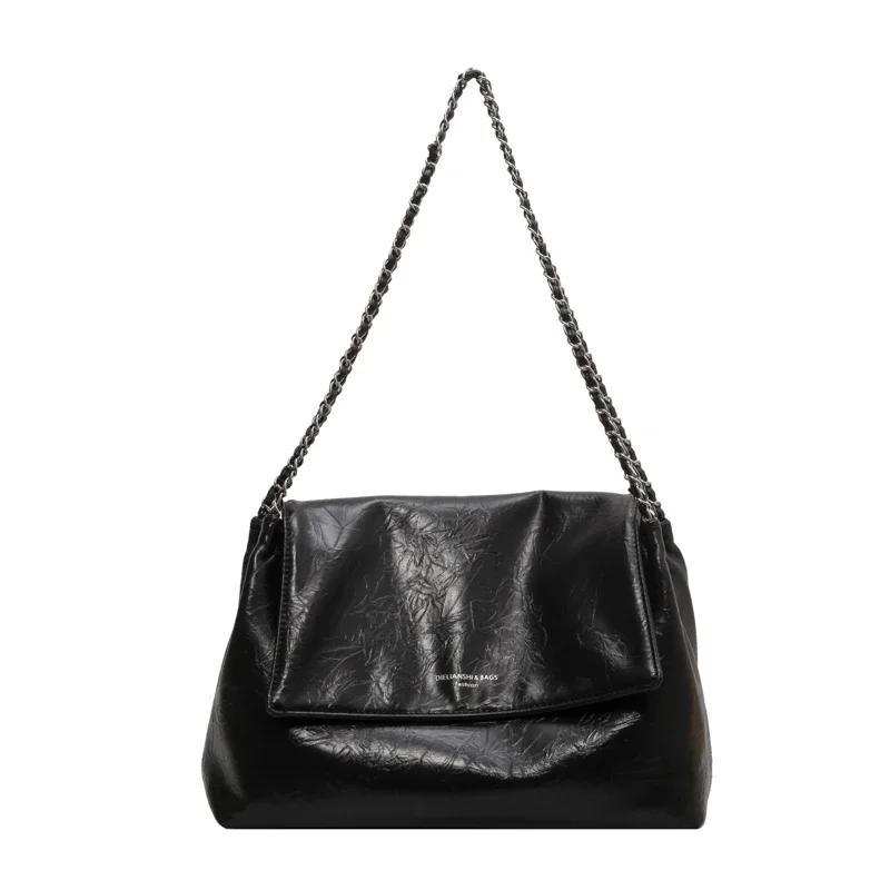 Women's Shoulder Bag with Solid Interior Compartment Soft Nylon Bag Casual Bags Fashion New Style