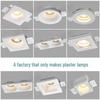 Kaderloze Gipsen Plafondspot met Ingebouwde Anti-Glare Downlight