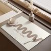 Melard Style Drain Pad Coffee Machine Special Water Absorbing Countertop Insulation Cup Kitchen Drainage Pads Home Decoration