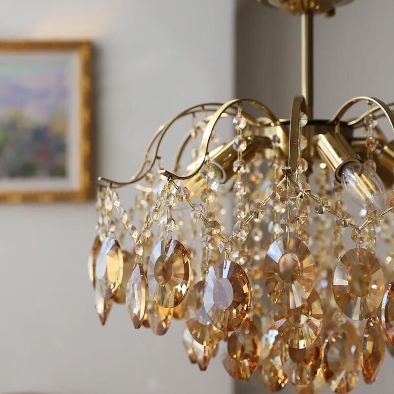 French Romantic Crystal Chandelier