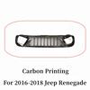 For 2016 17 18 19 20 21 22 23 Jeep Renegade Racing Grills Matt Carbon Grille Air Intake Styling Exterior Tuning Accessories Part