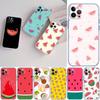 PP14 Cartoon Fruit Watermelon Phone Case for Motorola Moto G40 G04 G05 One Ace Action  Fusion + Plus Hyper Macro Vision Zoom