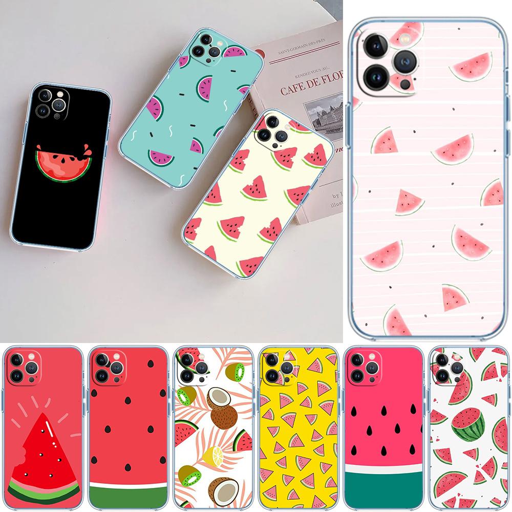 PP14 Cartoon Fruit Watermelon Phone Case for Motorola Moto G40 G04 G05 One Ace Action Fusion + Plus Hyper Macro Vision Zoom