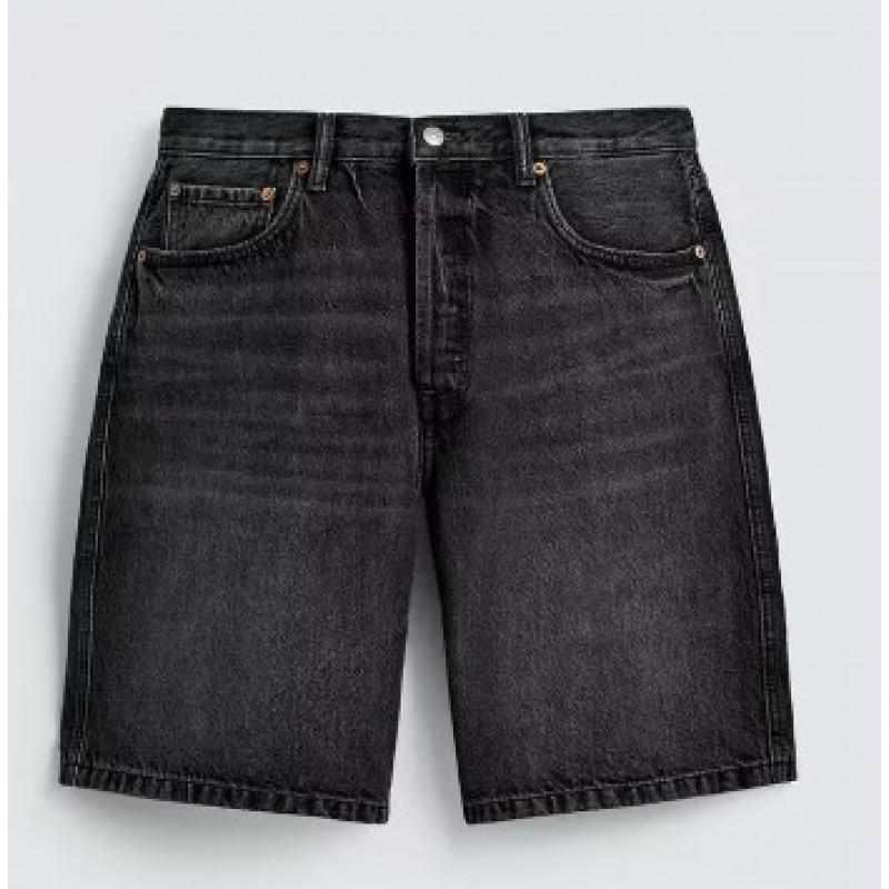 Mens Washed Distressed Straight Fit Denim Jeans Casual Streetwear Cotton