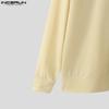 INCERUN Oversized Men Batwing Sleeve Buttons Up Casual Kimono Cardigan Tops