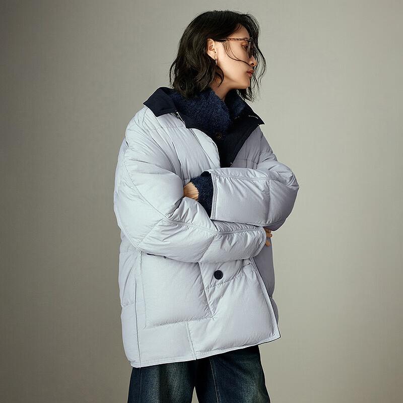 ChuYu Women's Reversible Corduroy Down Jacket
