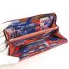HERMES Azap Long Silk-In Wallet Zip Around Long Wallet Epsom Capusine Orange