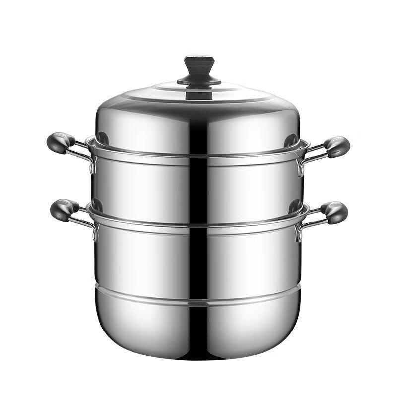 Mr. Jane 3-Layer Stainless Steel Steamer Pot, 36cm