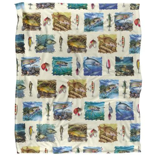 JQ Licensing Silky Fish Supersoft Blanket