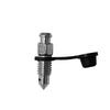 Motorcycle Brake Pump Caliper Exhaust Screw 1 Set with Dust Cap Easy to Replace for Moped Scooter DIY Repair