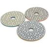 3 Step Diamond Polishing Pads 4-inch Wet for Granite Marble Quartz Concrete