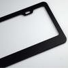 Car License Plate Frame Stainless Steel Waterproof Rust Resistant Black Universal for Most