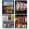 Adjustable Width Drinks Storage Rack Self-Sliding Refrigerator Drink Organizer