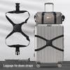 Cross-Border Elastic Luggage Strap - 8-Shaped Anti-Drop Suitcase Fastener.