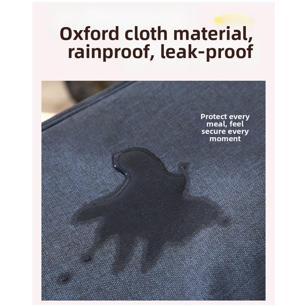 Large Capacity Picnic  Bag with Shoulder Strap Thermal Lunch Pouch Insulated Lunch  Bag  Outdoor