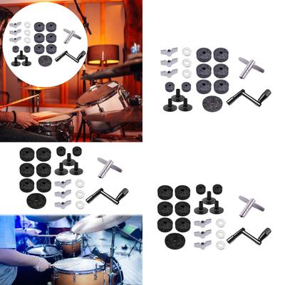 20x Cymbal Felts Washers Cymbal Replacement Drum Set Drum Replacement Part Cymbal Sleeves and Washers Drum Cymbal Felts Pads
