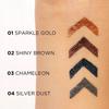 Eveline variete błyszczący eyeliner wodoodporny 04 silver dust 24h