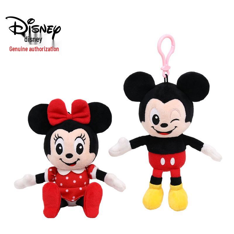 Disney Mickey & Minnie Plush Keychain Pendant