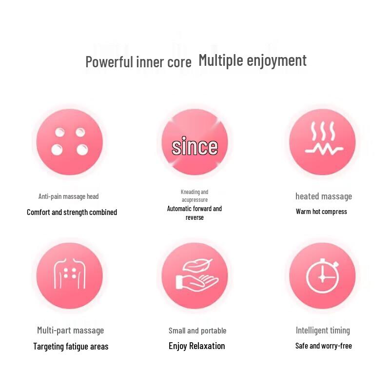 OGAWA Heated Lumbar Massage Pillow CN plug (adapter included)