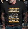 Trucker Just Like Normal People TShirt  Sleep Less Work Harder Vintage Semi Truck Print  American Classic Workwear Tee