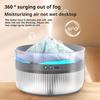 1.5L Large Capacity Volcano Shaped Humidifier Aroma Diffuser with Dual Color Light Mist Maker for Home Office