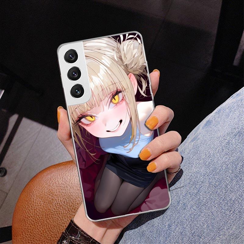 Himiko Toga My Hero Fashion Phnoe Case for Samsung Galaxy S26 S25 Edge S23 S24 Ultra S22 Plus S21 S20 FE Unique Cover Soft Coque