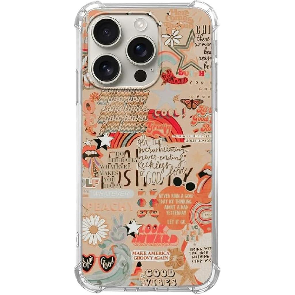 Vintage Cowboy Case Compatible with iPhone 16 Pro, Wild West Country Case for iPhone 16 Pro, Cool TPU Bumper Phone Cover Case