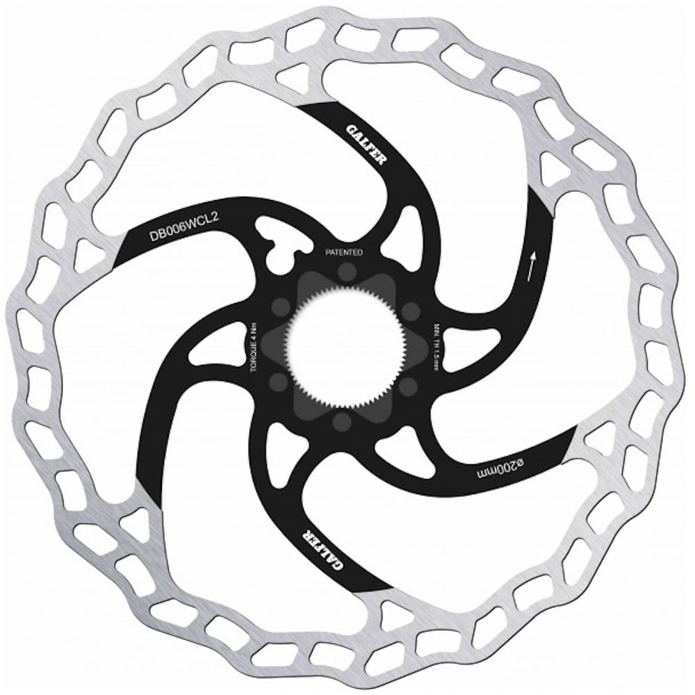 GALFER BRAKING SYSTEMS Disc Brake Rotor DB002W2CL DISC WAVE for MTB (Center Lock) 160/2.0mm