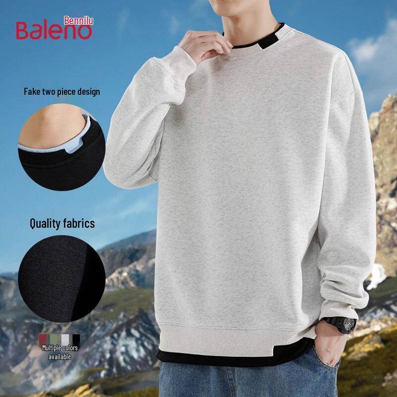 Baleno Men's Round Neck Pullover Sweatshirt