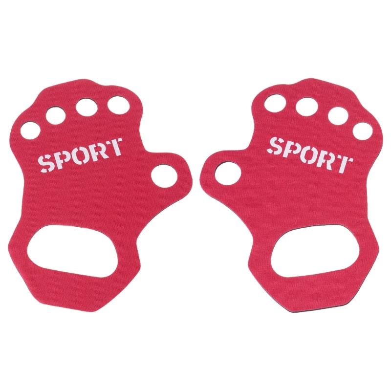 Workout Grip Gloves Fitness Exercise Gloves Five Finger Palms Protector Half Finger Weightlifting Gloves for Men Women