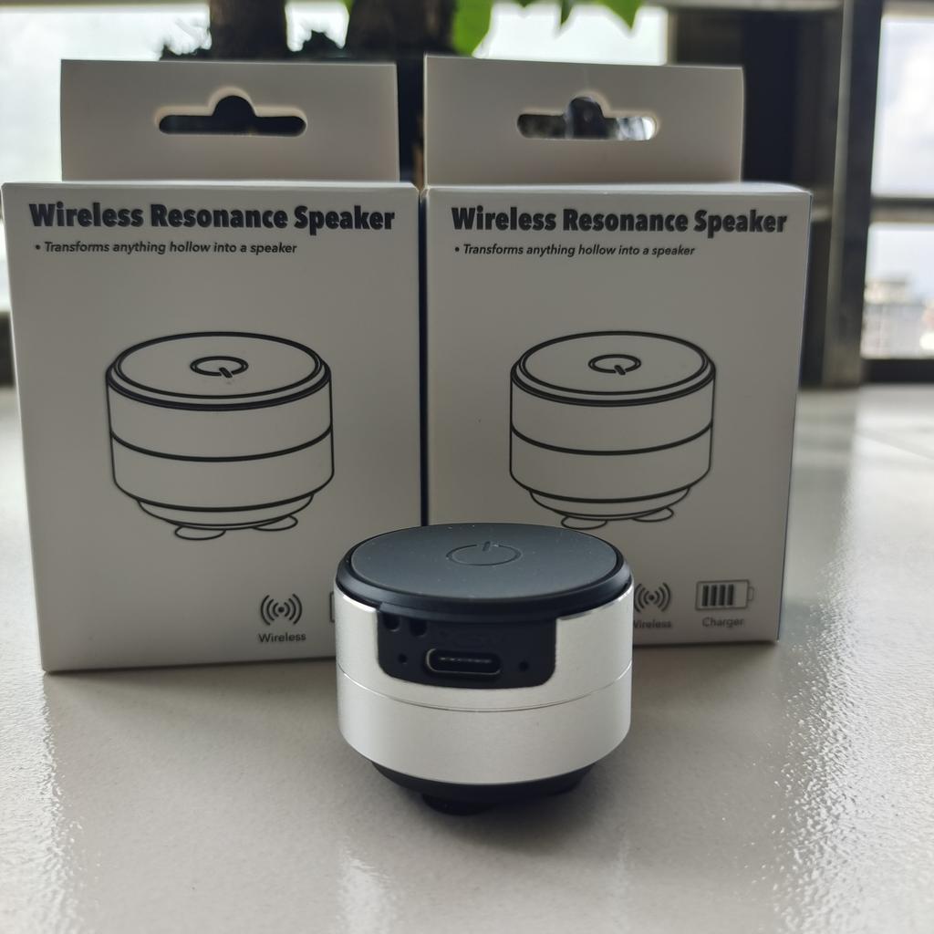 Mini reproduktor s kostním vedením Vibrace Stereo Zvuk Digitální TWS Bezdrátové Bluetooth Reproduktory Přenosný Kovový