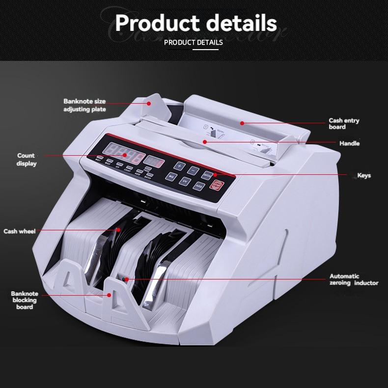 Money Counting Machine LCD UV Counterfeit Detection Money Bank Note Counting Bill Counter Multi-Currency