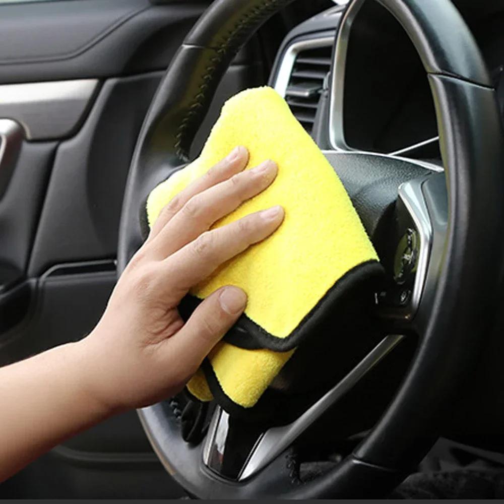 Large Car Cleaning Towel Super Absorbent Thickened Soft Drying Washing Cloths Auto Detailing Microfiber Towels Cleaner Tools
