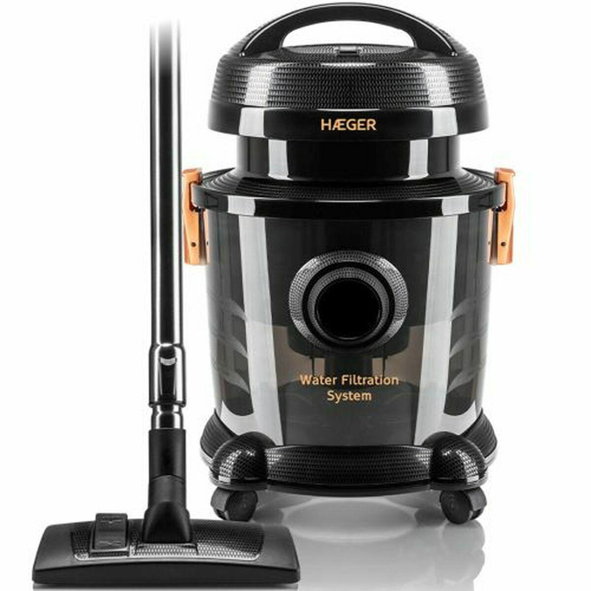 Aspiradora con bolsa Haeger VC-12W.044A 1200 W 9 L Negro