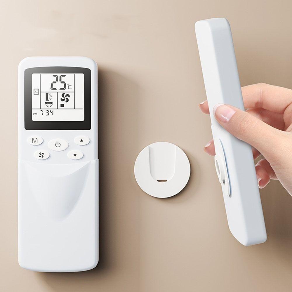 5 Set Punch Free Remote Control Magnetic Sticker Plastic Strong Magnetic Hooks  Office