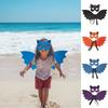 Clothing Props Children Cosplay Costume Cosplay Costume Dress Up Costumes Bat Wing Mask Set  Girl