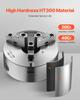 VEVOR 3-Jaw Lathe Chuck, 8 Inch (200 Mm), Self-Centering Chuck with 2 1/4 In-8 Threaded Backing Plate