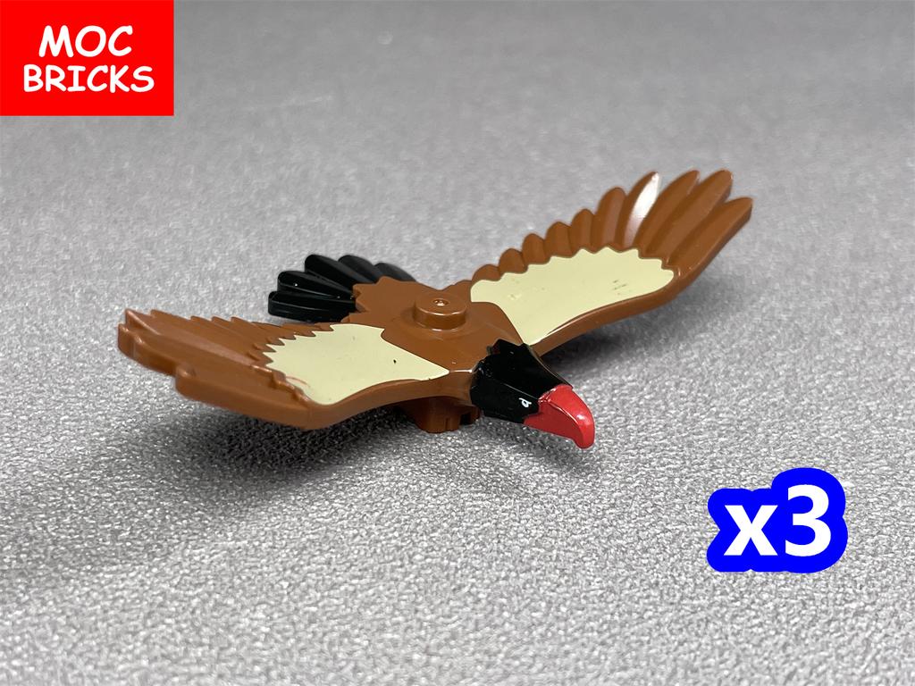 Ladrillos MOC Escena de Selva Bosque Animal Terrestre Cisne Conejo Ratón Pájaro Perro Ensamblar Bloques de Construcción Juguetes para Niños Muñeca de Plástico