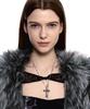Sentiments No.473 [Silver] Knot Cross Necklace