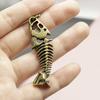 Xiyin Sù Mài Tōng Fishbone Keychain Pendant