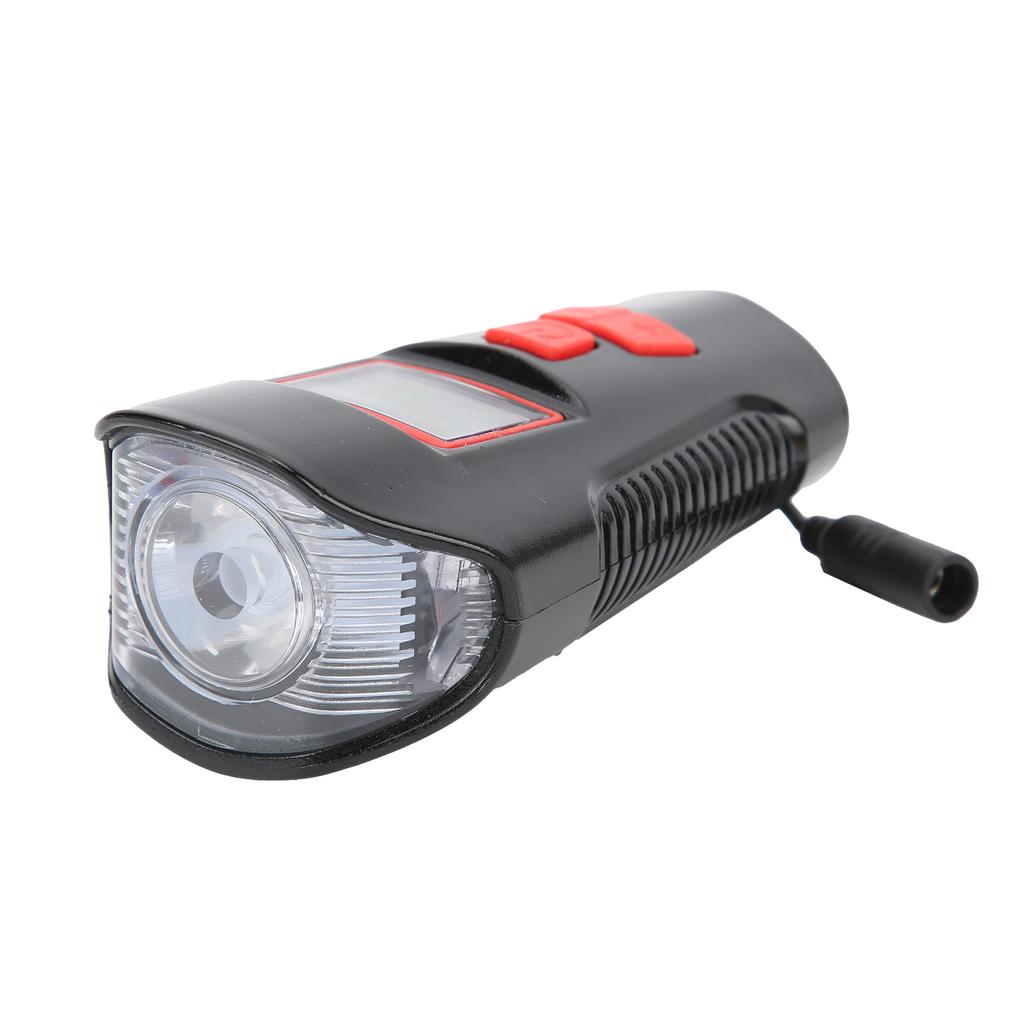 Mountain Bike Computer with Headlight USB Rechargeable Bike Speedometer with Head Light