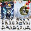 Holiday Gift 2026 Dog Christmas Advent Calendar, 24-Day Ornaments Countdown Calendar with 24 Day Box Pcs 2D Acrylic Figures for Lovers, Home